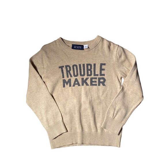 The children’s Place boys troublemaker long sleeve sweater size 3T - Picture 1 of 3
